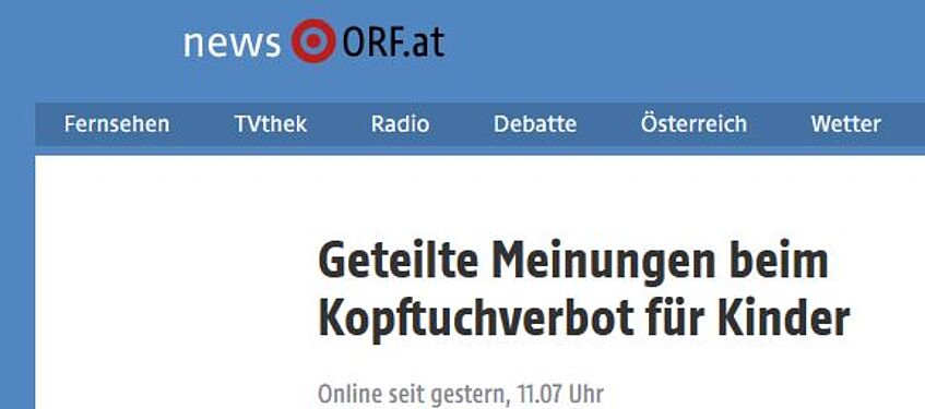 Bild: Vorschaubild der ORF-Website
